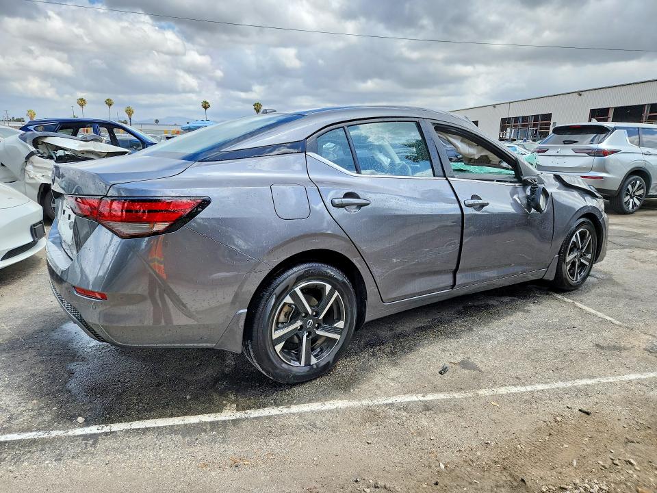 2025 Nissan Sentra VIN 3N1AB8CV0SY416825 COPART salvage auction — ROLLOVER, Ca - Certificate Of Title, sold $1,300 on 2026-07-09 (photo 3)