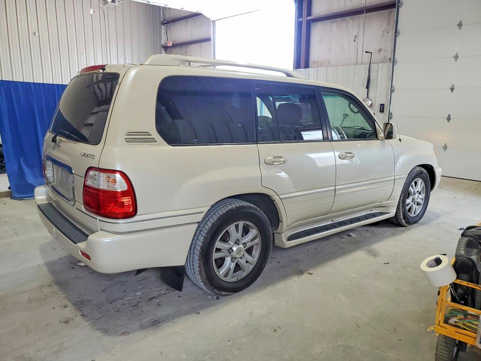 2004 Lexus Lx 470 VIN JTJHT00W643546804 COPART salvage auction — FRONT END, Wv - Certificate Of Title (P), sold $7,000 on 2026-07-30 (photo 3)