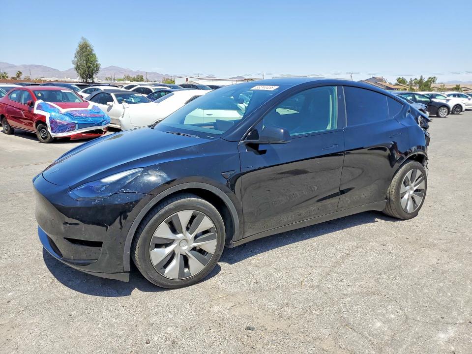 2023 Tesla Model y VIN 7SAYGDEE2PF813543 COPART salvage auction — REAR END, Nv - Salvage Title, sold $9,800 on 2026-07-06 (photo 1)