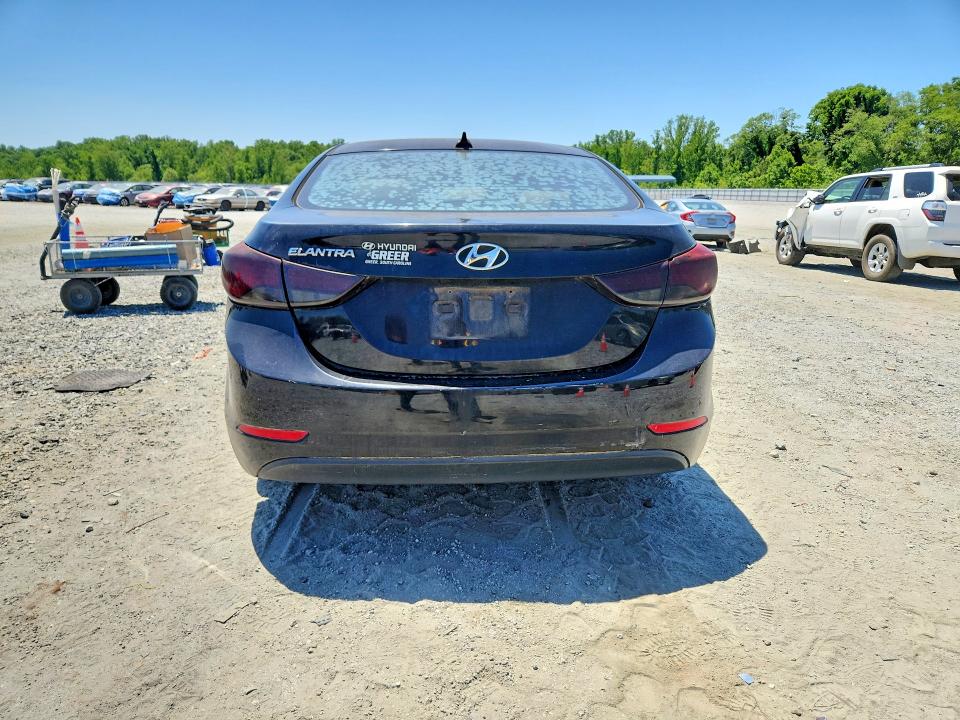 2016 Hyundai VIN KMHDH4AE5GU636813 COPART salvage auction — FRONT END, Sc - Cert Of Title-Salvage, sold $950 on 2026-07-27 (photo 6)