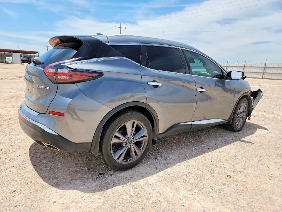 2024 Nissan Murano VIN 5N1AZ2DJ1RC112449 COPART salvage auction — FRONT END, Tx - Salvage Vehicle Title, sold $4,150 on 2026-07-29 (photo 3)
