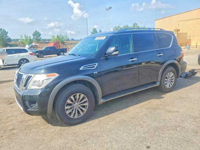 2017 Nissan Armada VIN JN8AY2ND3H9001398 COPART salvage auction — FRONT END, Sc - Cert Of Title-Salvage, sold $3,150 on 2026-07-10 (photo 1)