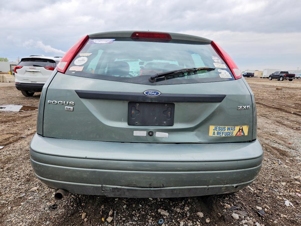 2005 Ford Focus VIN 3FAFP37N85R118173 COPART salvage auction — FRONT END, Il - Certificate Of Title, sold $375 on 2026-07-08 (photo 6)
