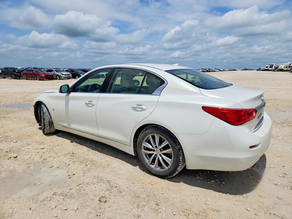 2015 Infiniti VIN JN1BV7AP7FM345576 COPART salvage auction — FRONT END, Tx - Salvage Vehicle Title, sold $1,650 on 2026-07-02 (photo 2)