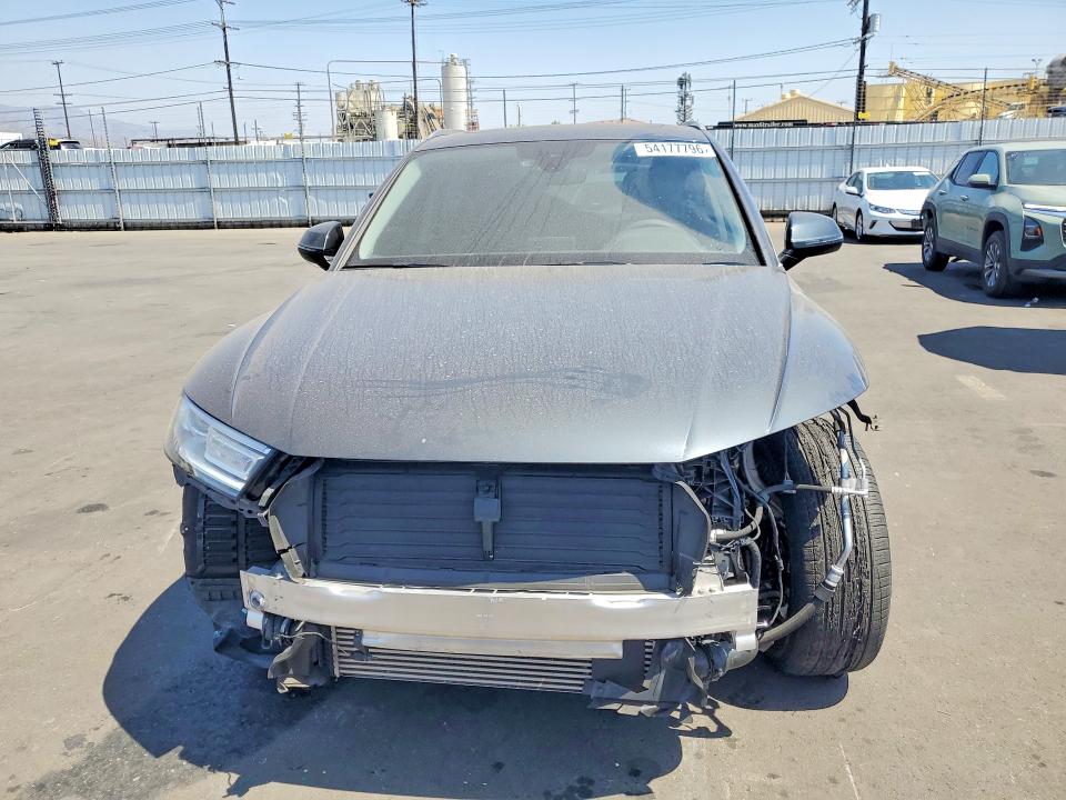2020 Audi Q5 VIN WA1ANAFY8L2048597 COPART salvage auction — FRONT END, Ca - Salvage Certificate, sold $8,200 on 2026-07-06 (photo 5)