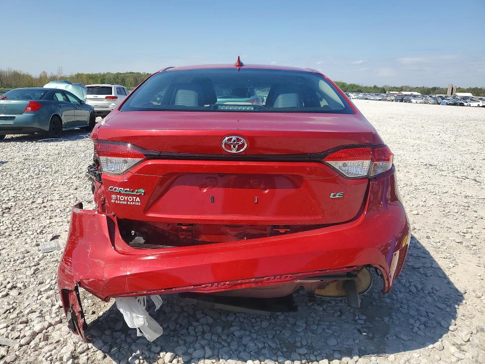 2021 Toyota VIN JTDEPMAE5MJ190204 COPART salvage auction — REAR END, Mi - Cert Of Title-Salvage Vehicle, sold $2,850 on 2026-07-23 (photo 6)