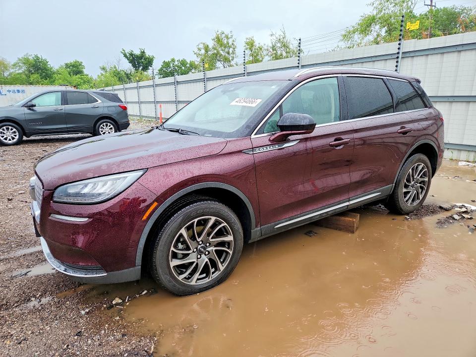 2020 Lincoln Corsair VIN 5LMCJ1D99LUL15331 COPART salvage auction — HAIL, IL - SALVAGE CERTIFICATE, sold $7,100 on 2026-07-29 (photo 1)