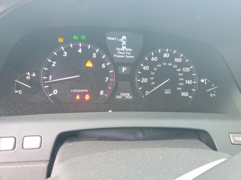 2008 Lexus Ls VIN JTHGL46F585029287 COPART salvage auction — SIDE, Nc - Salvage Certificate Of Title, sold $5,400 on 2026-07-02 (photo 9)