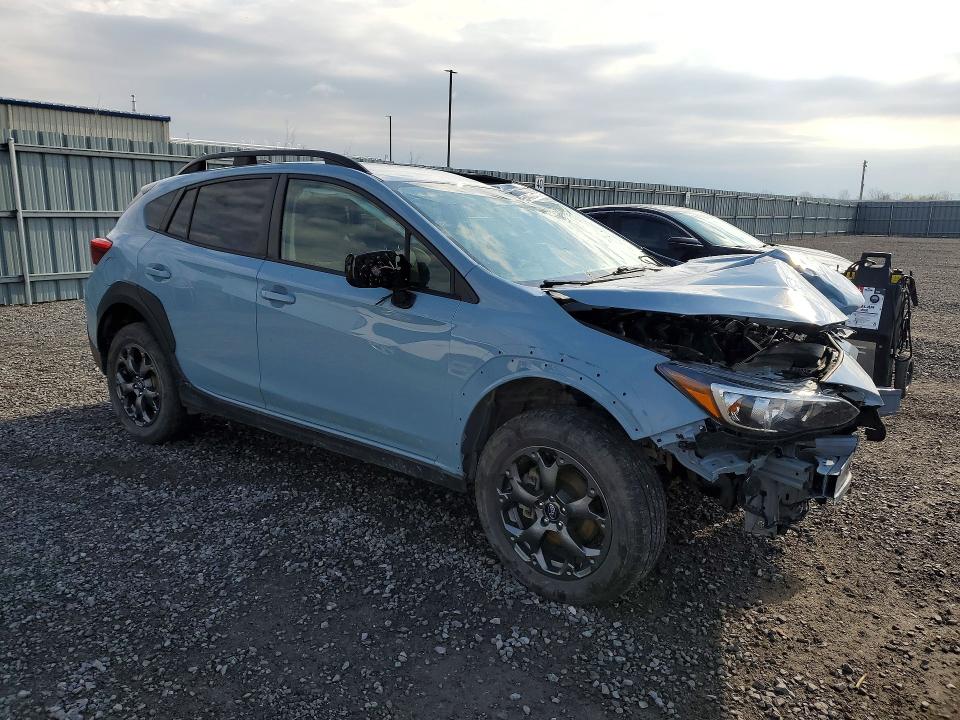 2021 Subaru Xv VIN JF2GTHSC9MH345502 COPART salvage auction — FRONT END, On - Permit Irrepairable, sold $1,700 on 2026-07-07 (photo 4)