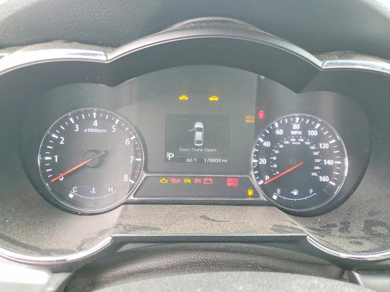 2013 Kia Optima VIN 5XXGR4A67DG127542 COPART salvage auction — FRONT END, Nc - Salvage Certificate Of Title, sold $475 on 2026-07-22 (photo 9)