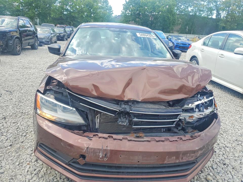 2016 Volkswagen VIN 3VW267AJ9GM383884 COPART salvage auction — FRONT END, Ma - Cert Of Title-Reconstrctd Coll, sold $425 on 2026-07-02 (photo 5)