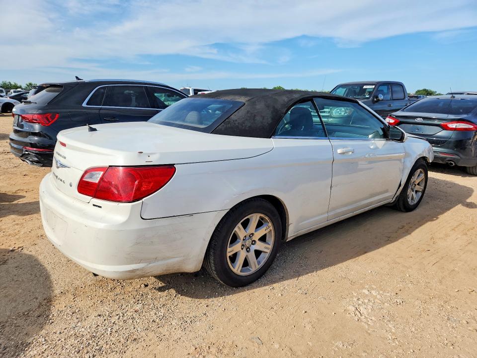 2010 Chrysler Sebring VIN 1C3BC5ED6AN142676 COPART salvage auction — FRONT END, Tx - Bonded Title - Salvage, sold $275 on 2026-07-09 (photo 3)