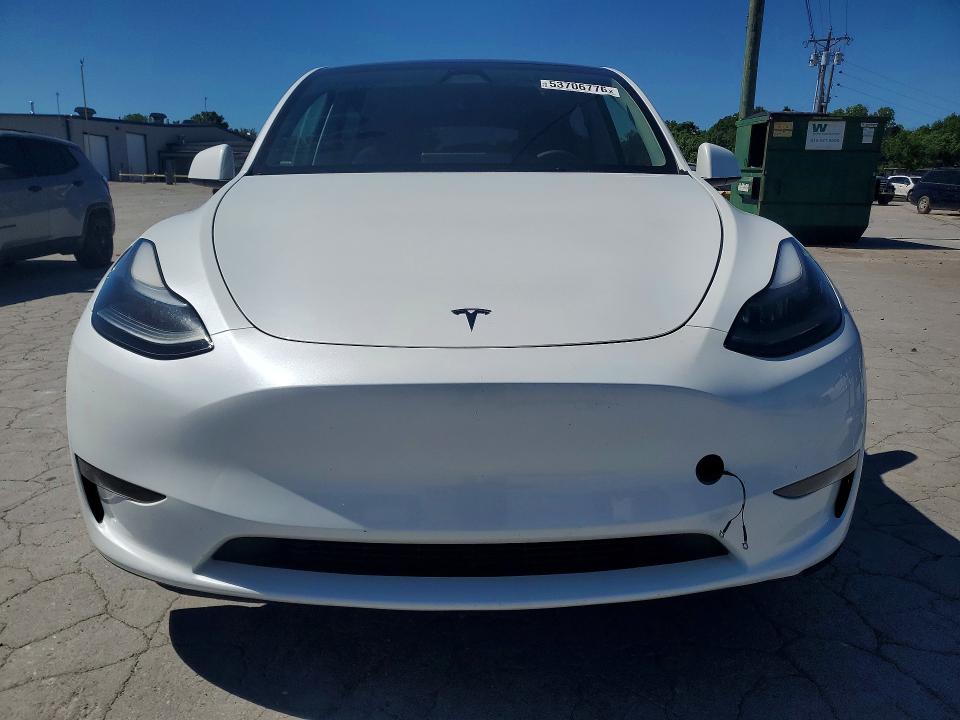 2024 Tesla VIN 7SAYGDEE5RA281155 COPART salvage auction — SIDE, TN - SALVAGE CERTIFICATE, sold $14,000 on 2026-07-20 (photo 5)