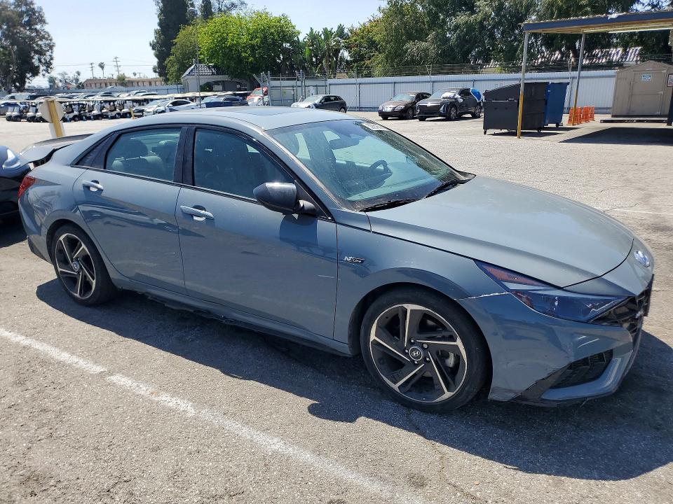 2023 Hyundai VIN KMHLR4AF7PU383091 COPART salvage auction — REAR END, CA - SALVAGE CERTIFICATE, sold $7,400 on 2026-07-24 (photo 4)