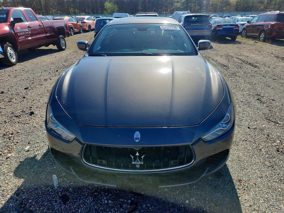 2015 Maserati Ghibli VIN ZAM57XSA2F1137200 COPART salvage auction — REAR END, NY - MV907A-PARTS ONLY, sold $2,050 on 2026-07-27 (photo 5)