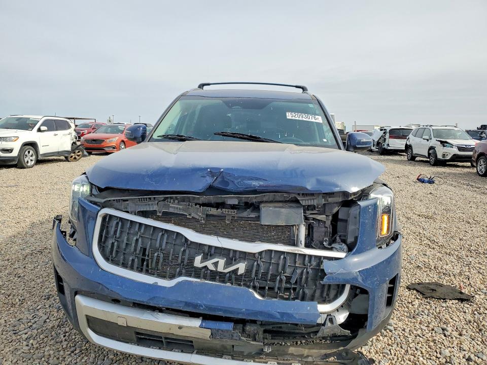 2025 Kia Telluride VIN 5XYP3DGC4SG595722 COPART salvage auction — FRONT END, Id - Salvage Certificate Of Title, sold $15,100 on 2026-07-14 (photo 5)