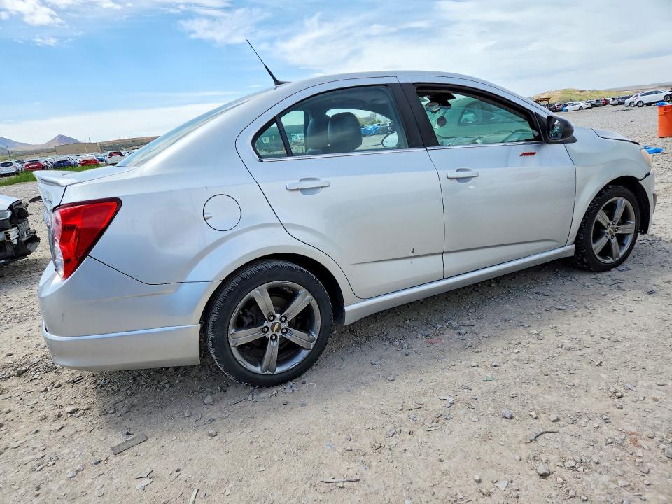 2014 Chevrolet SONIC VIN 1G1JG5SB2E4174396 COPART salvage auction — FRONT END, Ut - Salvage Certificate, sold $700 on 2026-07-10 (photo 3)