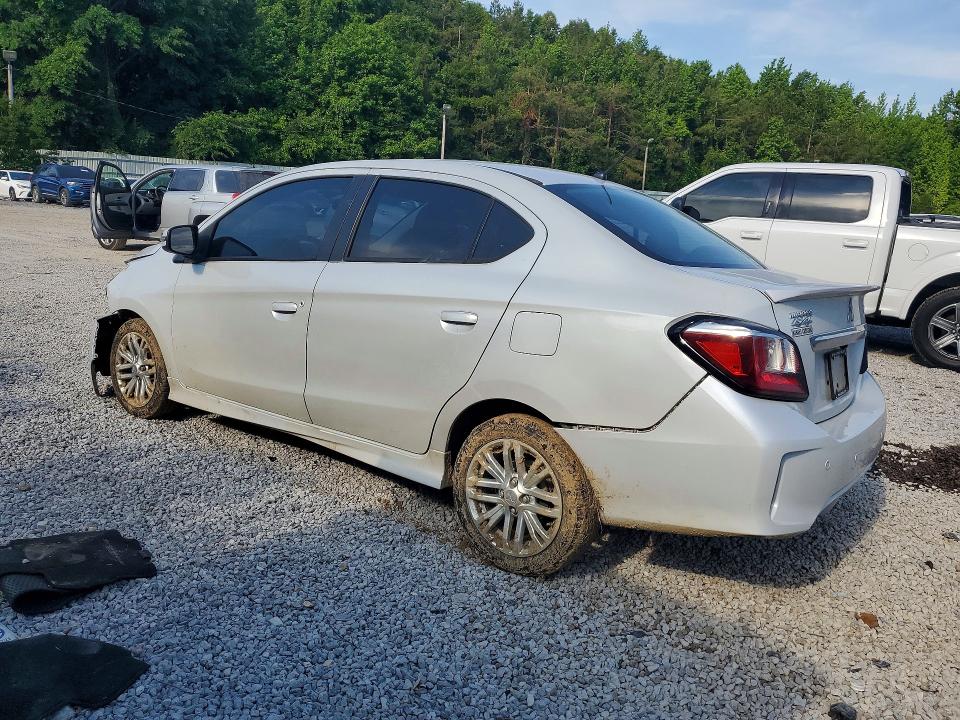 2021 Mitsubishi Mirage VIN ML32FVFJ0MHF02721 COPART salvage auction — FRONT END, Ms - Cert Of Title-Salvaged, sold $1,400 on 2026-07-08 (photo 2)