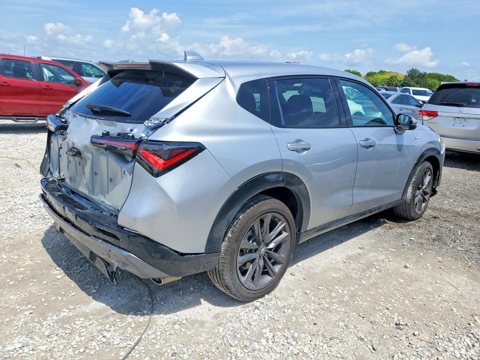 2025 Acura Adx VIN 3HDSA1H58SM702030 COPART salvage auction — REAR END, Fl - Certificate Of Destruction, sold $8,200 on 2026-07-10 (photo 3)
