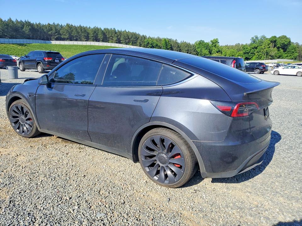 2024 Tesla Model y VIN 7SAYGDEF6RF037378 COPART salvage auction — FRONT END, NC - SALVAGE CERTIFICATE OF TITLE, sold $16,200 on 2026-07-02 (photo 2)