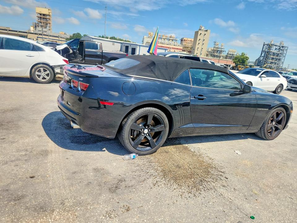 2012 Chevrolet Camaro VIN 2G1FK3DJ8C9170070 COPART salvage auction — WATER/FLOOD, LA - CERT OF TITLE-SALVAGE FLOOD, sold $3,600 on 2026-07-02 (photo 3)