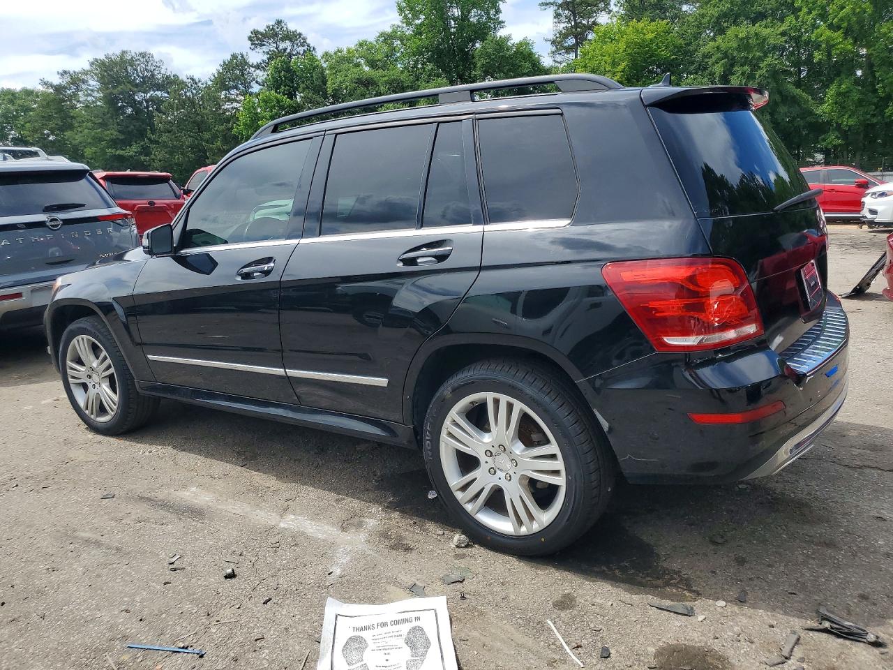 2014 Mercedes-Benz GLK-Class VIN WDCGG5HB6EG303449 COPART salvage auction — Front End, GA - CERTIFICATE OF TITLE (P), sold $2,850 on 2026-06-30 (photo 2)