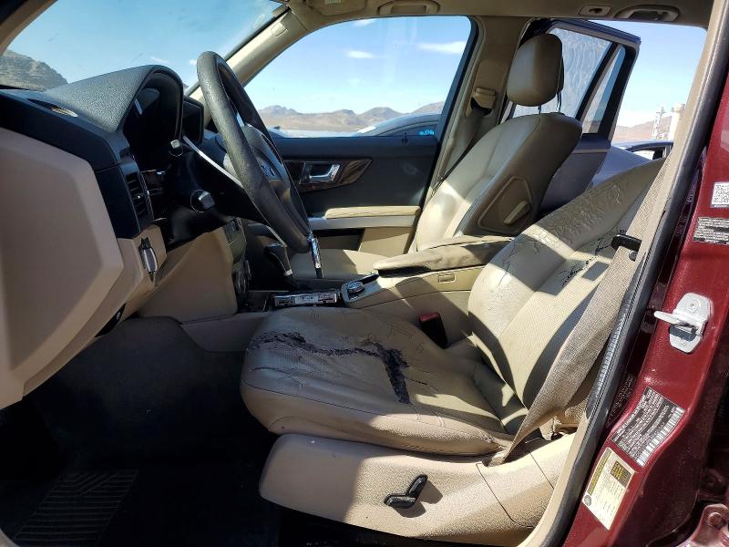 2010 Mercedes-benz Glk-klasse VIN WDCGG5GBXAF421067 COPART salvage auction — FRONT END, Nv - Salvage Title, sold $400 on 2026-08-10 (photo 7)