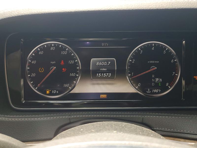 2014 Mercedes-benz S-klasse VIN WDDUG8CB8EA068014 COPART salvage auction — SIDE, Sc - Cert Of Title-Salvage, sold $5,200 on 2026-08-24 (photo 9)
