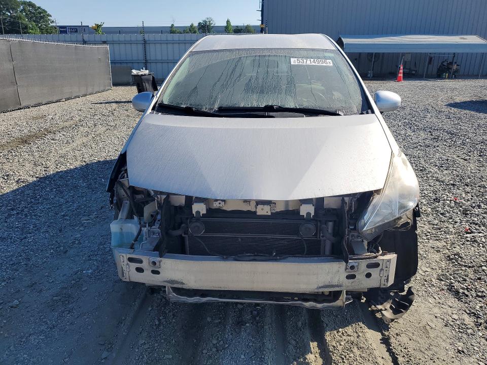 2013 Toyota Prius v VIN JTDZN3EU1D3227014 COPART salvage auction — FRONT END, Sc - Cert Of Title-Salvage, sold $2,650 on 2026-07-22 (photo 5)