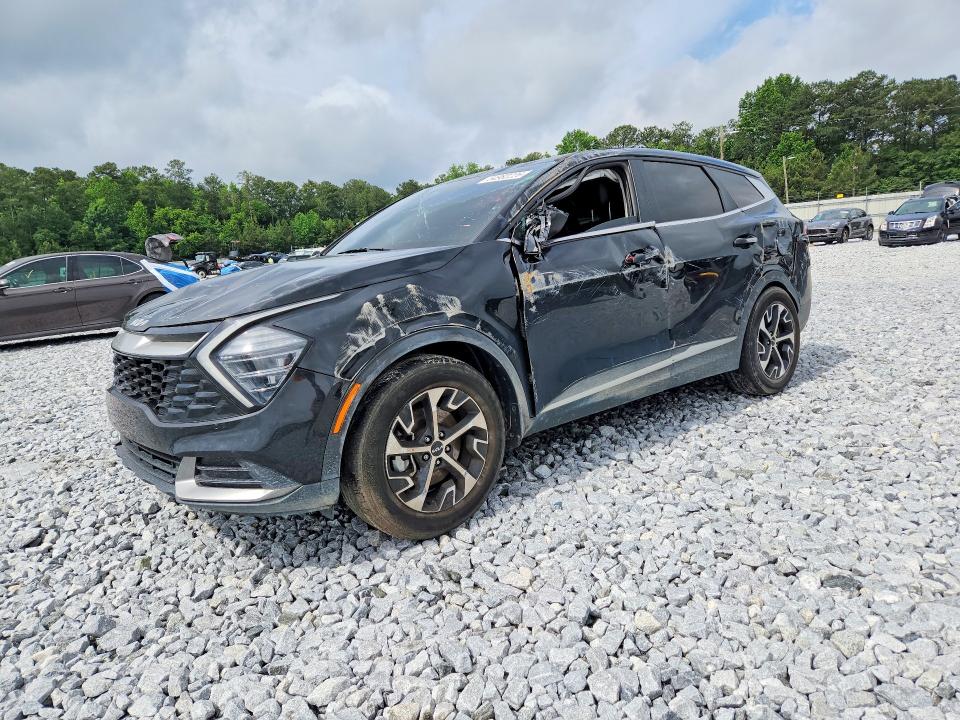 2024 Kia Sportage VIN 5XYK33DF0RG175212 COPART salvage auction — ROLLOVER, Ga - Cert Of Title-Salvage, sold $5,200 on 2026-07-09 (photo 1)