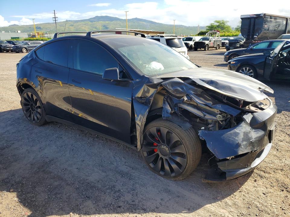 2024 Tesla Model y VIN 7SAYGDEF4RF086532 COPART salvage auction — FRONT END, Hi - Certificate Of Salvage, sold $1,850 on 2026-07-13 (photo 4)