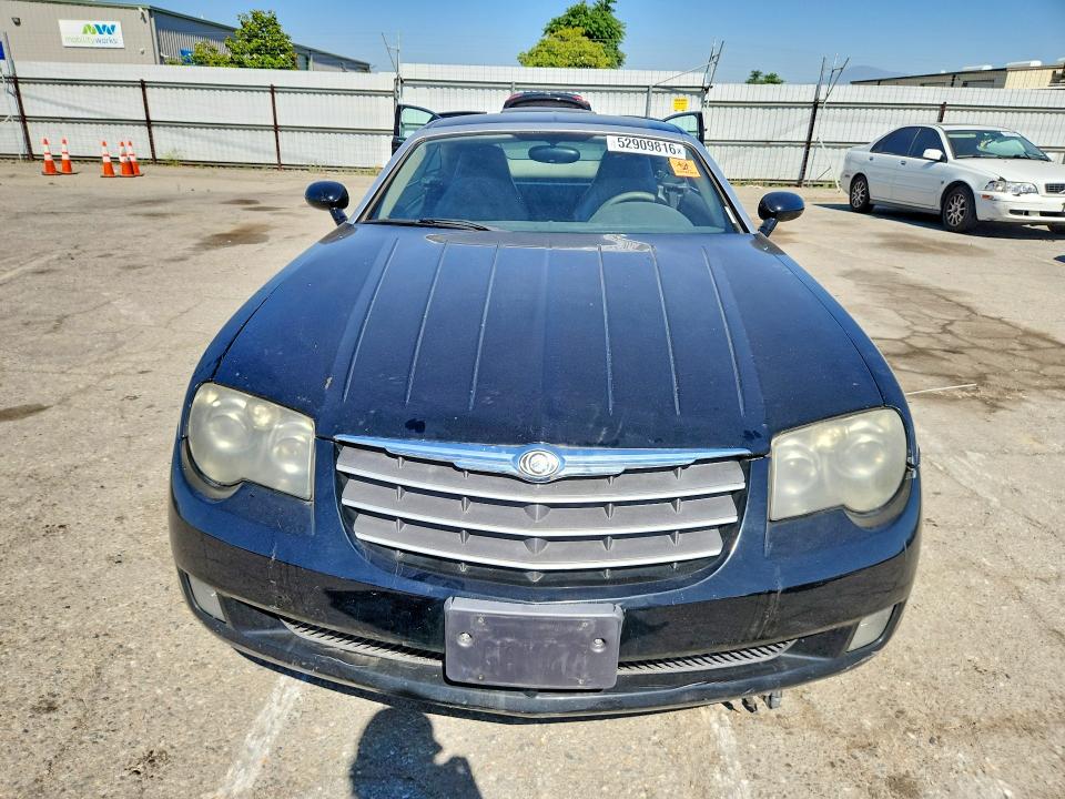 2005 Chrysler Crossfire VIN 1C3AN69LX5X026484 COPART salvage auction — SIDE, Ca - Dis/Dlr/Exp Only Clean Title (P), sold $650 on 2026-07-10 (photo 5)
