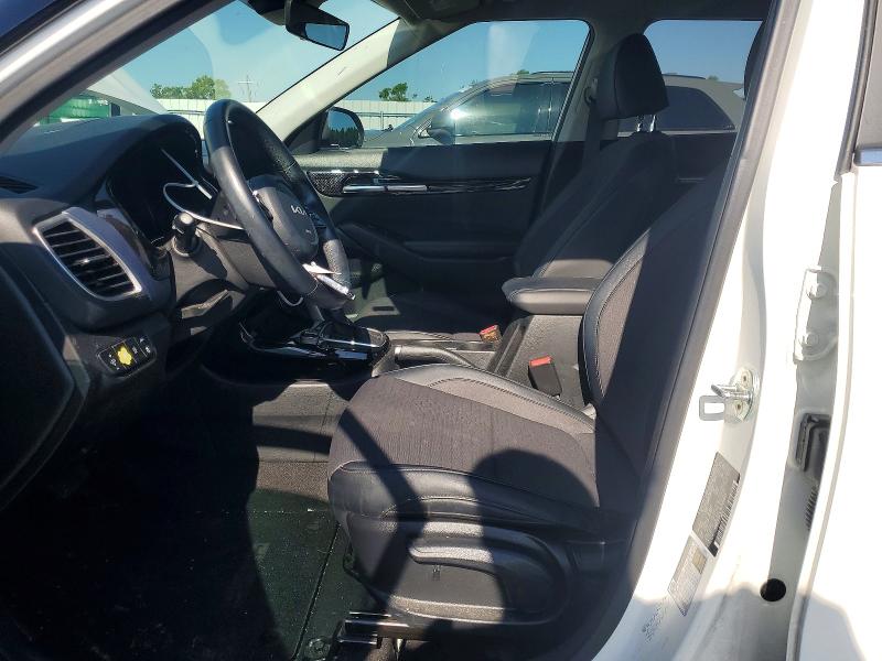 2022 Kia Seltos VIN KNDEU2AA7N7309069 COPART salvage auction — FRONT END, Tx - Salvage Vehicle Title, sold $1,200 on 2026-07-27 (photo 7)
