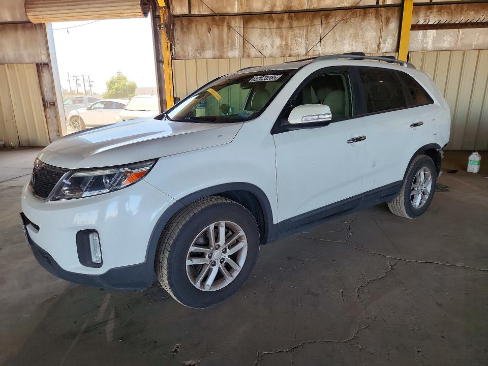 2014 Kia VIN 5XYKT4A63EG517739 COPART salvage auction — REAR END, Az - Cert Of Title - Salvage, sold $3,100 on 2026-07-20 (photo 1)