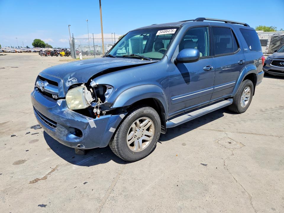 2005 Toyota Sequoia VIN 5TDZT34A65S258238 COPART salvage auction — FRONT END, Ca - Salvage Certificate, sold $1,000 on 2026-07-13 (photo 1)