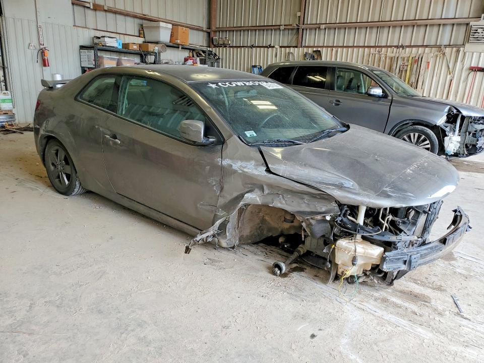 2012 Kia Forte VIN KNAFU6A24C5487371 COPART salvage auction — FRONT END, Tx - Salvage Vehicle Title, sold $60 on 2026-07-31 (photo 4)