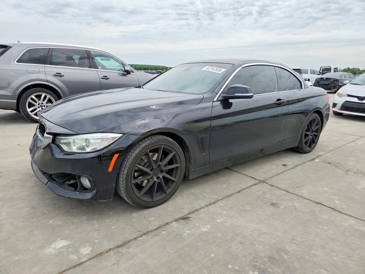 2017 BMW 4 Series VIN WBA4U7C50H5H19396 COPART salvage auction — Front End, TX - SALVAGE VEHICLE TITLE, sold $5,100 on 2026-07-02 (photo 1)
