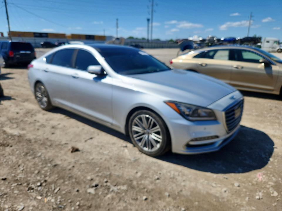 2018 Genesis VIN KMHGN4JE8JU235396 COPART salvage auction — VANDALISM, Oh - Cert Of Title-Salvage, sold $3,550 on 2026-07-24 (photo 4)