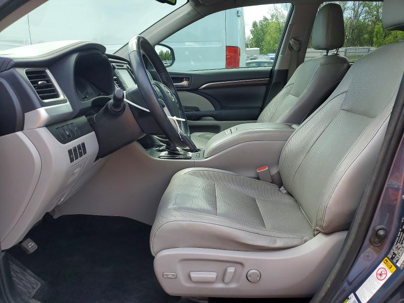 2015 Toyota Highlander VIN 5TDDKRFHXFS144240 COPART salvage auction — REAR END, Or - Salvage Title Certificate, sold $250 on 2026-07-27 (photo 7)