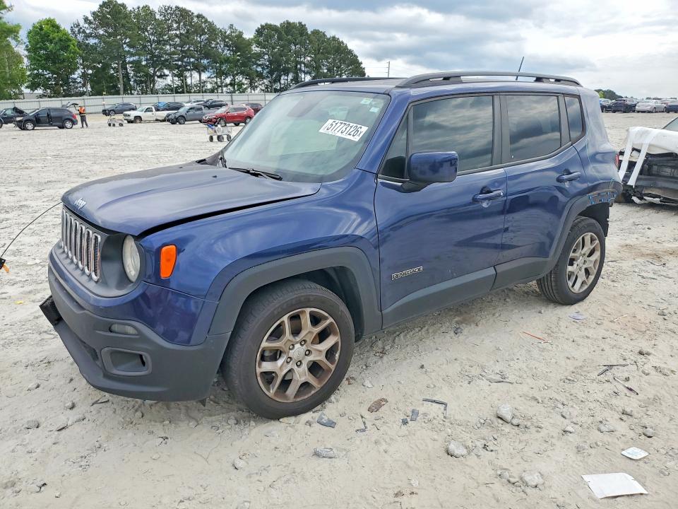 2018 Jeep Renegade VIN ZACCJABB2JPJ35827 COPART salvage auction — REAR END, Ga - Cert Of Title-Salvage, sold $1,550 on 2026-07-27 (photo 1)