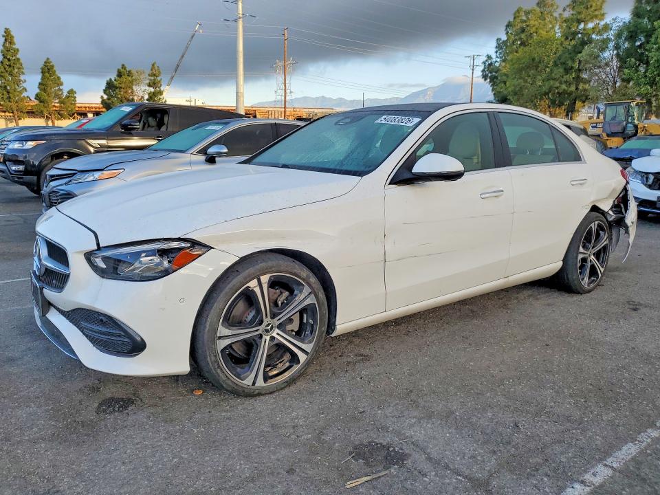 2025 Mercedes-benz C class VIN W1KAF4GB7SR240751 COPART salvage auction — ALL OVER, CA - SALVAGE CERTIFICATE, sold $400 on 2026-07-21 (photo 1)