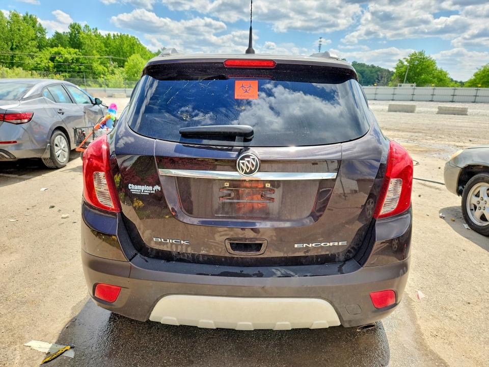2014 Buick Encore VIN KL4CJCSB9EB627750 COPART salvage auction — SIDE, Ky - Cert Of Reg-Junked Vehicle, sold $350 on 2026-07-27 (photo 6)