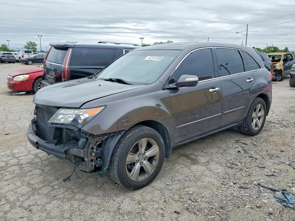 2010 Acura Mdx VIN 2HNYD2H26AH526181 COPART salvage auction — FRONT END, In - Certificate Of Title, sold $600 on 2026-07-19 (photo 1)