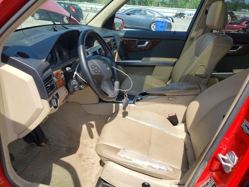 2012 Mercedes-benz Glk-class VIN WDCGG5GBXCF812657 COPART salvage auction — WATER/FLOOD, Al - Cert Of Title-Salvage Title, sold $1,000 on 2026-07-02 (photo 7)