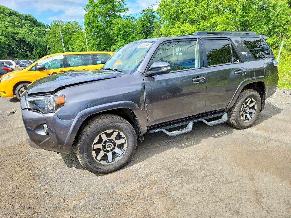 2023 Toyota 4runner VIN JTERU5JR3P6117046 COPART salvage auction — FRONT END, NJ - CERT OF TITLE-SALVAGE, sold $23,200 on 2026-07-09 (photo 1)