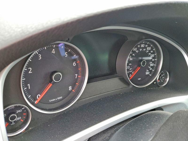 2013 Volkswagen Touareg VIN WVGEF9BP9DD006165 COPART salvage auction — FRONT END, Tx - Salvage Vehicle Title, sold $375 on 2026-07-02 (photo 9)