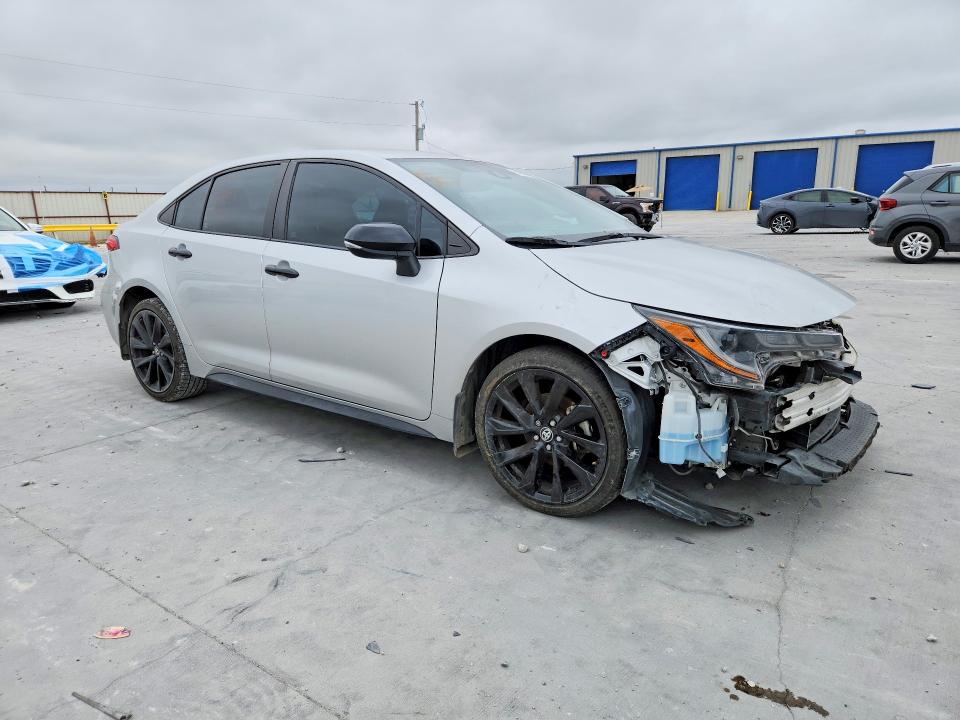 2022 Toyota Corolla VIN 5YFS4MCE9NP139603 COPART salvage auction — UNDERCARRIAGE, Tx - Salvage Vehicle Title, sold $5,400 on 2026-07-17 (photo 4)