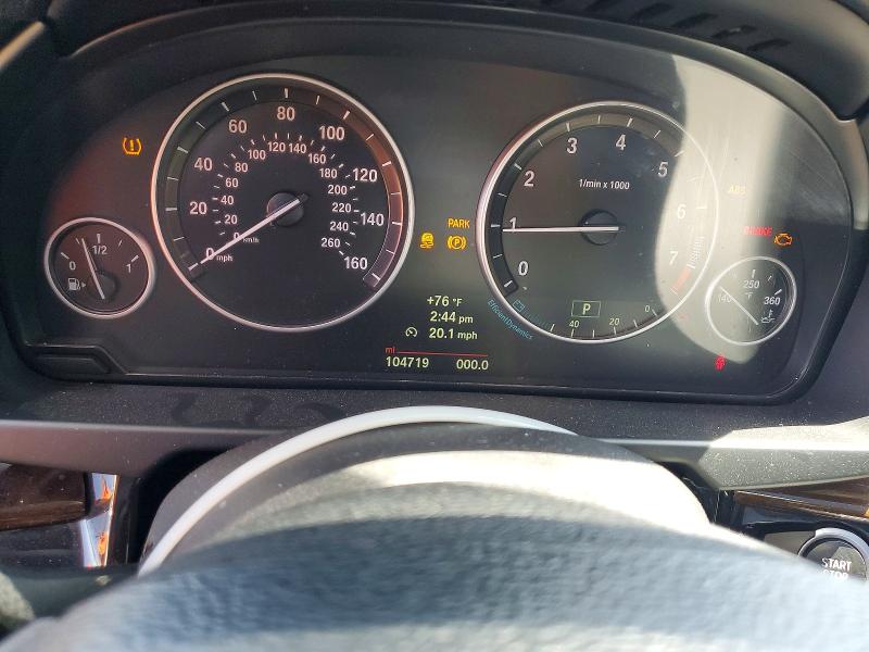 2014 BMW X5 VIN 5UXKR0C52E0C26359 COPART salvage auction — FRONT END, Ca - Salvage Certificate, sold $3,900 on 2026-07-08 (photo 9)
