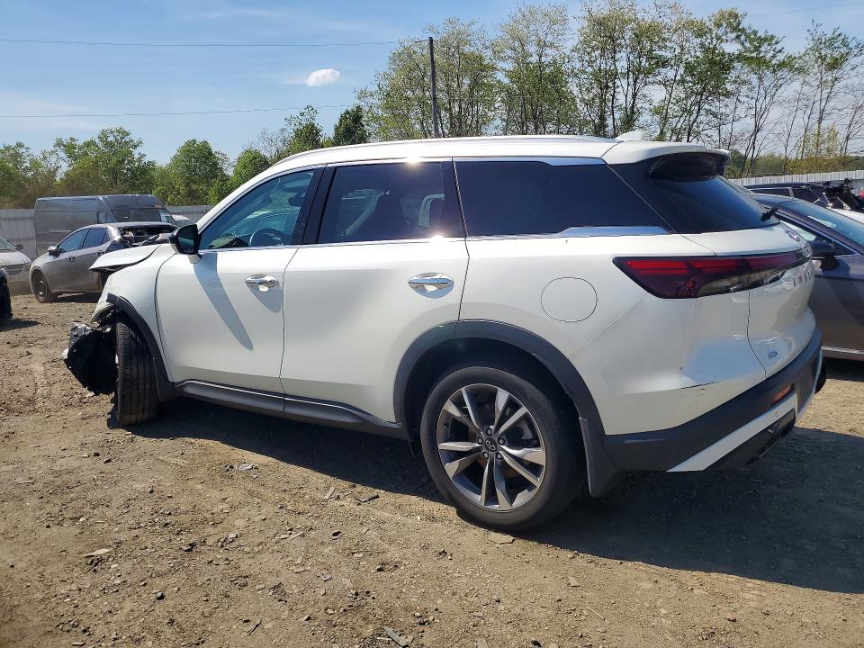 2024 Infiniti Qx60 VIN 5N1DL1FS7RC354130 COPART salvage auction — FRONT END, Nj - Cert Of Title-Salvage, sold $9,600 on 2026-07-15 (photo 2)