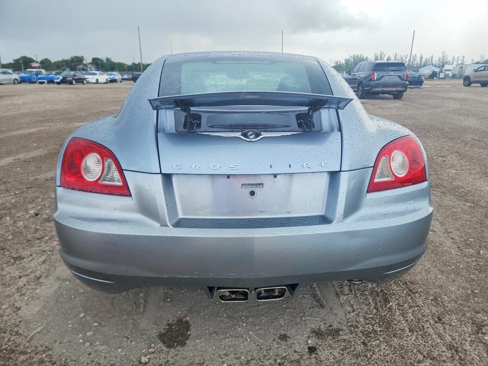 2004 Chrysler Crossfire VIN 1C3AN69L94X002823 COPART salvage auction — MINOR DENT/SCRATCHES, FL - CERTIFICATE OF TITLE (P), sold $1,250 on 2026-07-16 (photo 6)